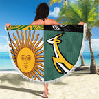 Rugby 2025 Championship Beach Blanket Combination of Southern Hemisphere Countries - Aussie Hoodie