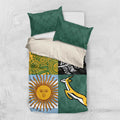 Rugby 2025 Championship Bedding Set Combination of Southern Hemisphere Countries - Aussie Hoodie