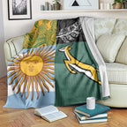 Rugby 2025 Championship Blanket Combination of Southern Hemisphere Countries - Aussie Hoodie
