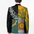 Personalised Rugby 2025 Championship Blazer Combination of Southern Hemisphere Countries - Aussie Hoodie