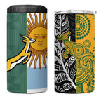 Rugby 2025 Championship 4 in 1 Can Cooler Tumbler Combination of Southern Hemisphere Countries - Aussie Hoodie