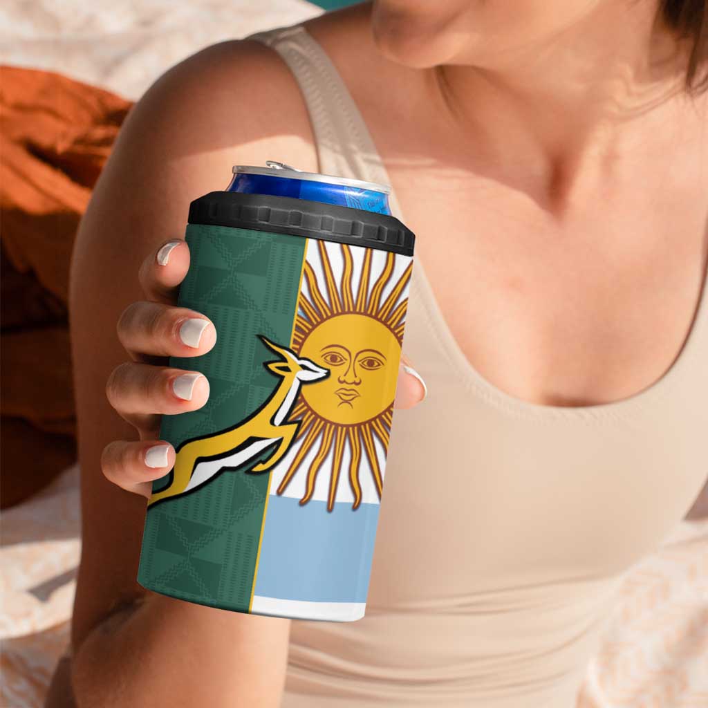 Rugby 2025 Championship 4 in 1 Can Cooler Tumbler Combination of Southern Hemisphere Countries - Aussie Hoodie