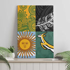 Rugby 2025 Championship Canvas Wall Art Combination of Southern Hemisphere Countries - Aussie Hoodie