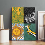Rugby 2025 Championship Canvas Wall Art Combination of Southern Hemisphere Countries - Aussie Hoodie