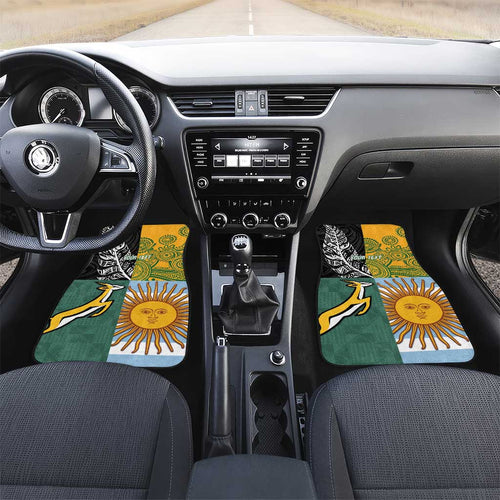 Rugby 2025 Championship Car Mats Combination of Southern Hemisphere Countries - Aussie Hoodie