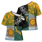 Personalised Rugby 2025 Championship Cross Shoulder Shirt Combination of Southern Hemisphere Countries - Aussie Hoodie