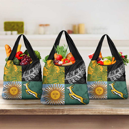 Rugby 2025 Championship Grocery Bag Combination of Southern Hemisphere Countries - Aussie Hoodie