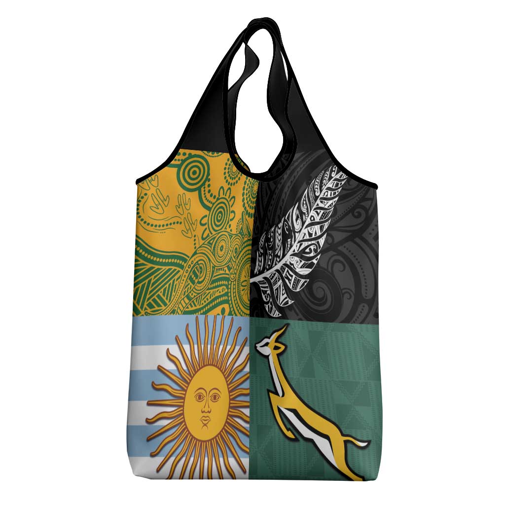 Rugby 2025 Championship Grocery Bag Combination of Southern Hemisphere Countries - Aussie Hoodie