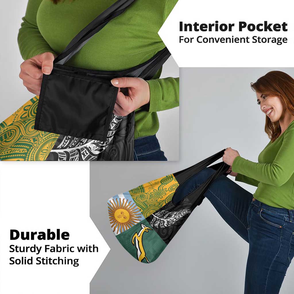 Rugby 2025 Championship Grocery Bag Combination of Southern Hemisphere Countries - Aussie Hoodie