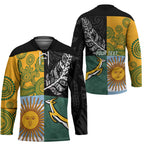 Personalised Rugby 2025 Championship Hockey Jersey Combination of Southern Hemisphere Countries - Aussie Hoodie