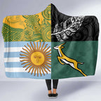 Rugby 2025 Championship Hooded Blanket Combination of Southern Hemisphere Countries - Aussie Hoodie