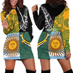 Personalised Rugby 2025 Championship Hoodie Dress Combination of Southern Hemisphere Countries - Aussie Hoodie
