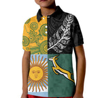 Personalised Rugby 2025 Championship Kid Polo Shirt Combination of Southern Hemisphere Countries - Aussie Hoodie