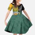Personalised Rugby 2025 Championship Kid Short Sleeve Dress Combination of Southern Hemisphere Countries - Aussie Hoodie