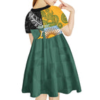 Personalised Rugby 2025 Championship Kid Short Sleeve Dress Combination of Southern Hemisphere Countries - Aussie Hoodie