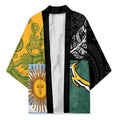 Personalised Rugby 2025 Championship Kimono Combination of Southern Hemisphere Countries - Aussie Hoodie