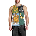 Personalised Rugby 2025 Championship Men Tank Top Combination of Southern Hemisphere Countries - Aussie Hoodie