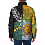 Personalised Rugby 2025 Championship Padded Jacket Combination of Southern Hemisphere Countries - Aussie Hoodie