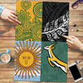 Rugby 2025 Championship Puzzle Combination of Southern Hemisphere Countries - Aussie Hoodie