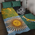 Rugby 2025 Championship Quilt Bed Set Combination of Southern Hemisphere Countries - Aussie Hoodie