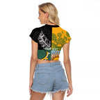 Personalised Rugby 2025 Championship Raglan Cropped T Shirt Combination of Southern Hemisphere Countries - Aussie Hoodie