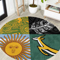 Rugby 2025 Championship Round Carpet Combination of Southern Hemisphere Countries - Aussie Hoodie