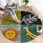 Rugby 2025 Championship Round Carpet Combination of Southern Hemisphere Countries - Aussie Hoodie