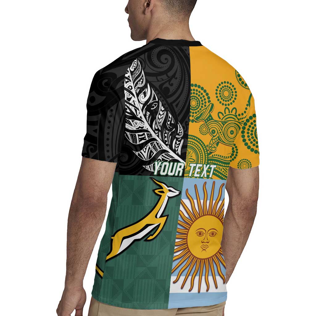 Personalised Rugby 2025 Championship Rugby Jersey Combination of Southern Hemisphere Countries - Aussie Hoodie