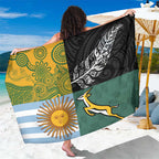 Rugby 2025 Championship Sarong Combination of Southern Hemisphere Countries - Aussie Hoodie