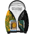 Personalised Rugby 2025 Championship Sherpa Hoodie Combination of Southern Hemisphere Countries - Aussie Hoodie