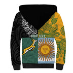 Personalised Rugby 2025 Championship Sherpa Hoodie Combination of Southern Hemisphere Countries - Aussie Hoodie