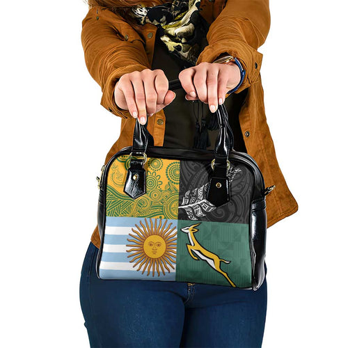 Rugby 2025 Championship Shoulder Handbag Combination of Southern Hemisphere Countries - Aussie Hoodie