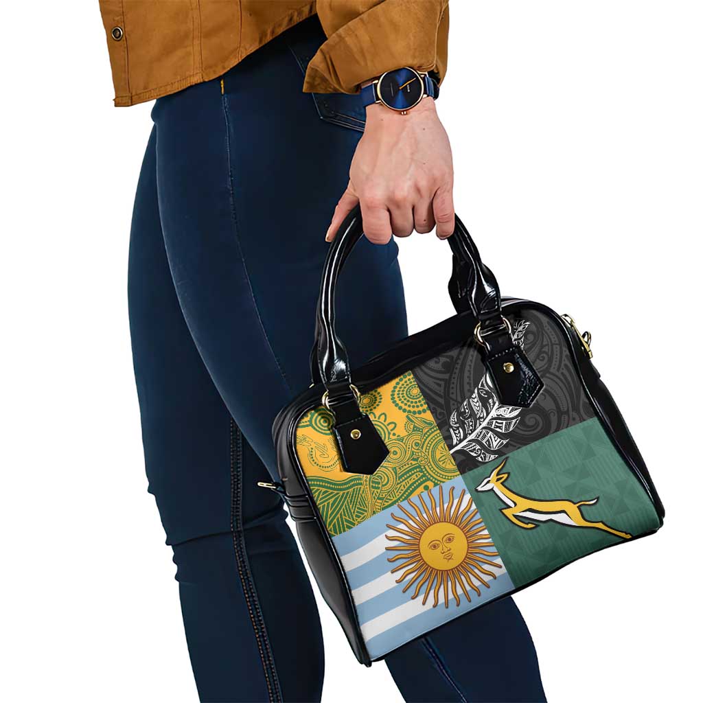 Rugby 2025 Championship Shoulder Handbag Combination of Southern Hemisphere Countries - Aussie Hoodie
