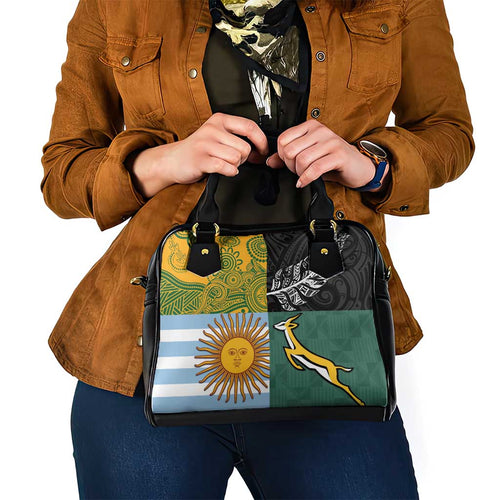 Rugby 2025 Championship Shoulder Handbag Combination of Southern Hemisphere Countries - Aussie Hoodie
