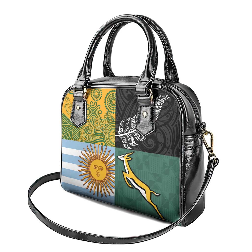 Rugby 2025 Championship Shoulder Handbag Combination of Southern Hemisphere Countries - Aussie Hoodie