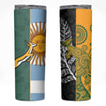 Rugby 2025 Championship Skinny Tumbler Combination of Southern Hemisphere Countries - Aussie Hoodie