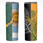 Rugby 2025 Championship Skinny Tumbler Combination of Southern Hemisphere Countries - Aussie Hoodie