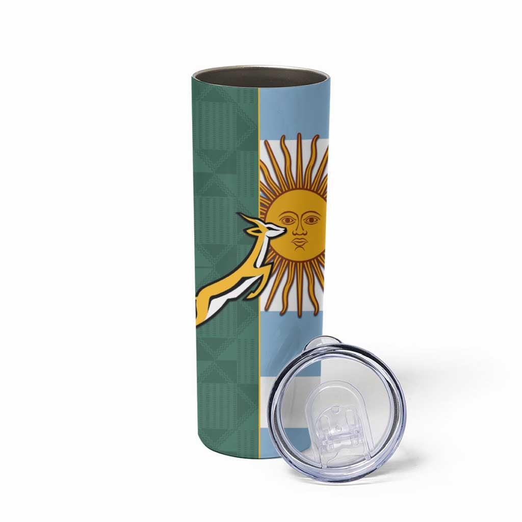 Rugby 2025 Championship Skinny Tumbler Combination of Southern Hemisphere Countries - Aussie Hoodie