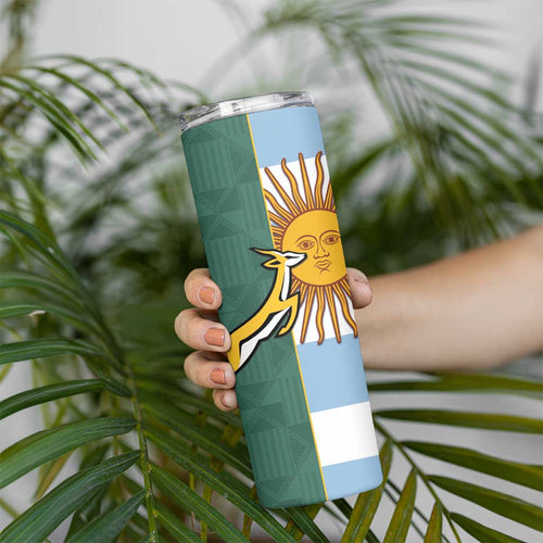 Rugby 2025 Championship Skinny Tumbler Combination of Southern Hemisphere Countries - Aussie Hoodie