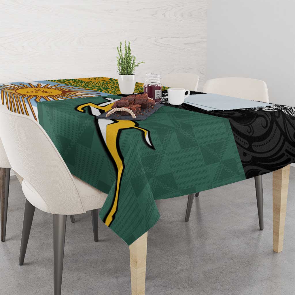 Rugby 2025 Championship Tablecloth Combination of Southern Hemisphere Countries - Aussie Hoodie