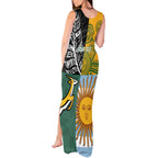 Personalised Rugby 2025 Championship Tank Maxi Dress Combination of Southern Hemisphere Countries - Aussie Hoodie