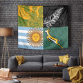 Rugby 2025 Championship Tapestry Combination of Southern Hemisphere Countries - Aussie Hoodie