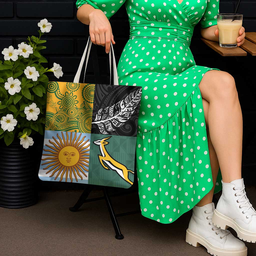 Rugby 2025 Championship Tote Bag Combination of Southern Hemisphere Countries - Aussie Hoodie