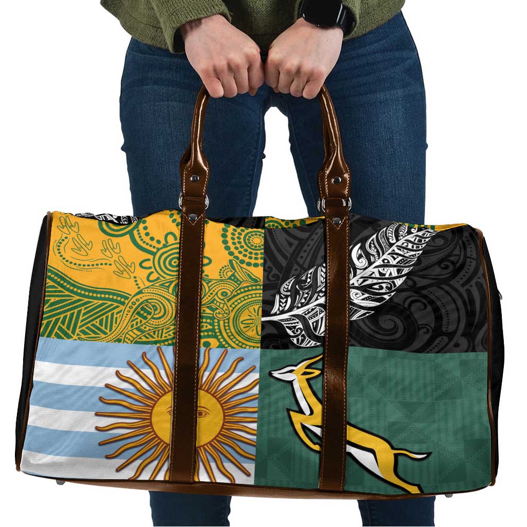 Rugby 2025 Championship Travel Bag Combination of Southern Hemisphere Countries - Aussie Hoodie