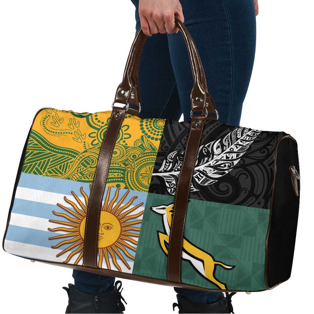 Rugby 2025 Championship Travel Bag Combination of Southern Hemisphere Countries - Aussie Hoodie