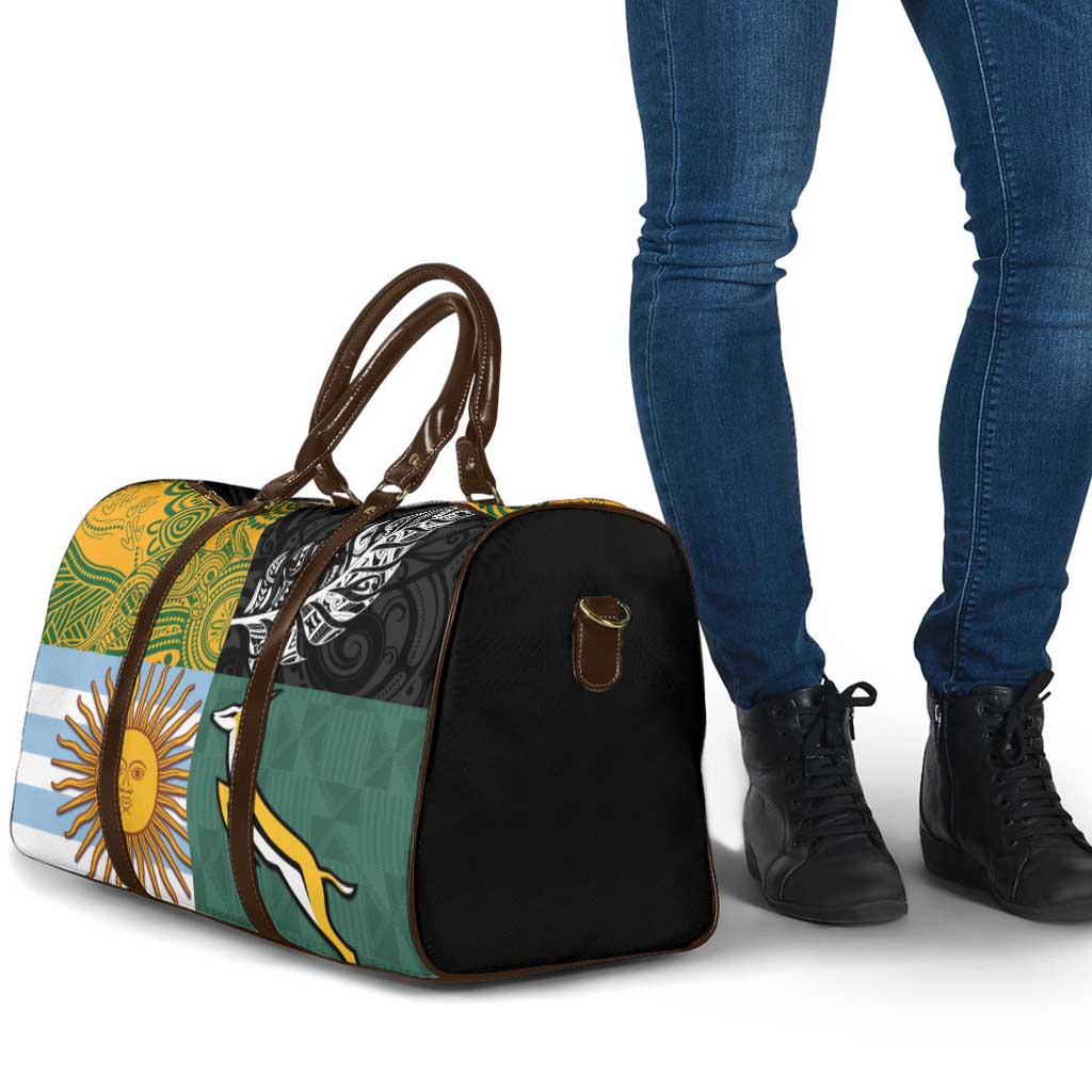 Rugby 2025 Championship Travel Bag Combination of Southern Hemisphere Countries - Aussie Hoodie