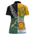 Personalised Rugby 2025 Championship Women Polo Shirt Combination of Southern Hemisphere Countries - Aussie Hoodie