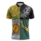 Personalised Rugby 2025 Championship Zipper Polo Shirt Combination of Southern Hemisphere Countries - Aussie Hoodie