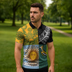 Personalised Rugby 2025 Championship Zipper Polo Shirt Combination of Southern Hemisphere Countries - Aussie Hoodie