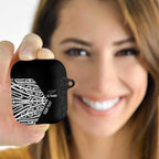 New Zealand Silver Fern Rugby Custom AirPods Case Maori Koru Go Black Fern - Aussie Hoodie
